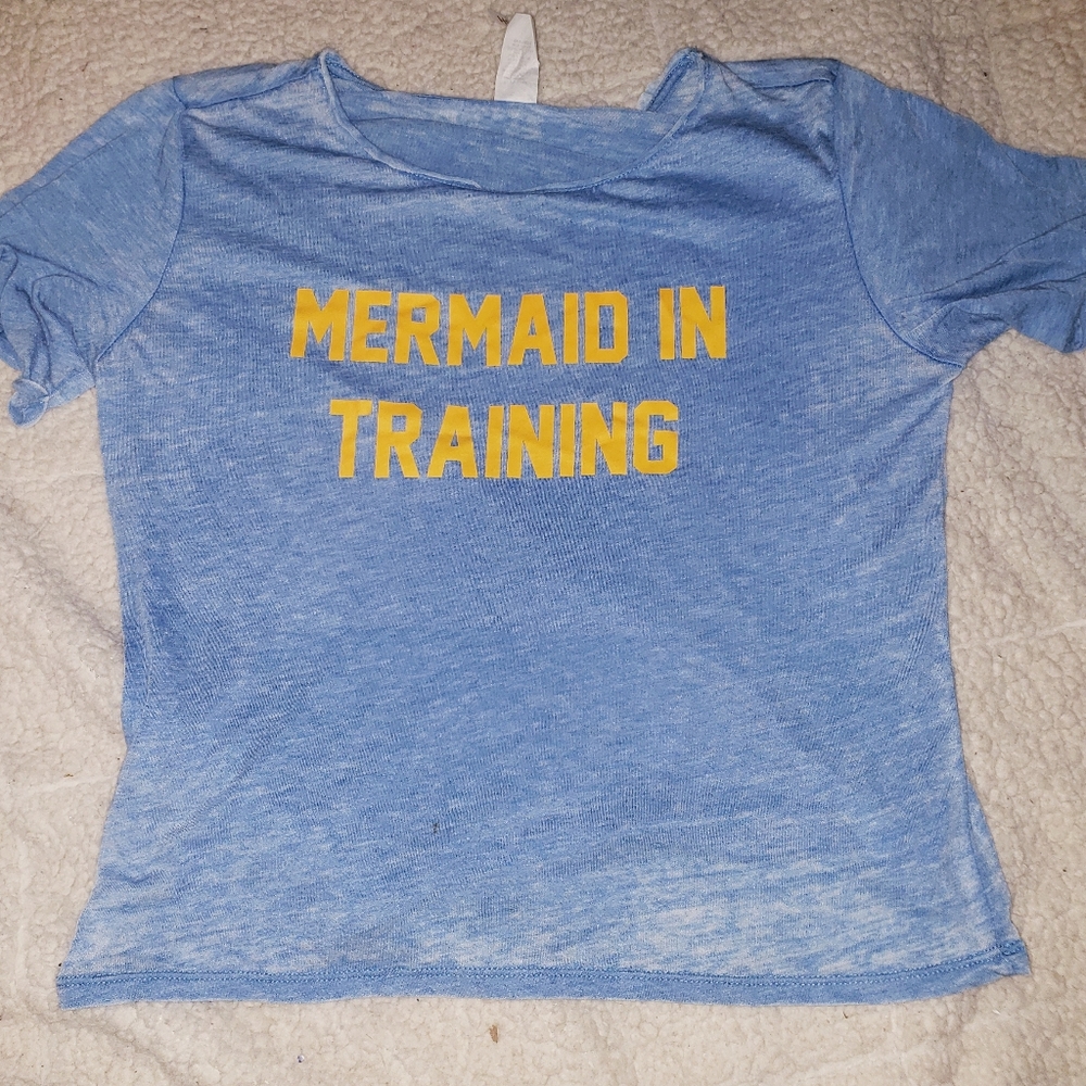Mermaid in training top L